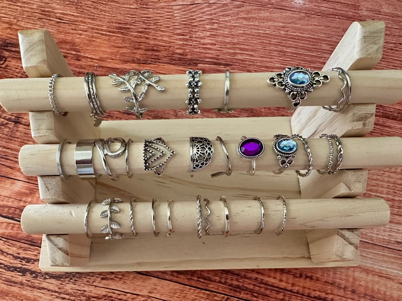 Silvery Rings